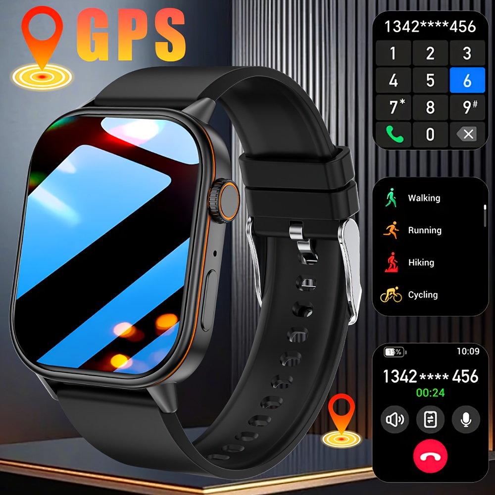 Fall Detection Watch - นาฬิกาอัจฉริยะ GPS ปี 2025 น้ำหนักเบา ทันสมัย