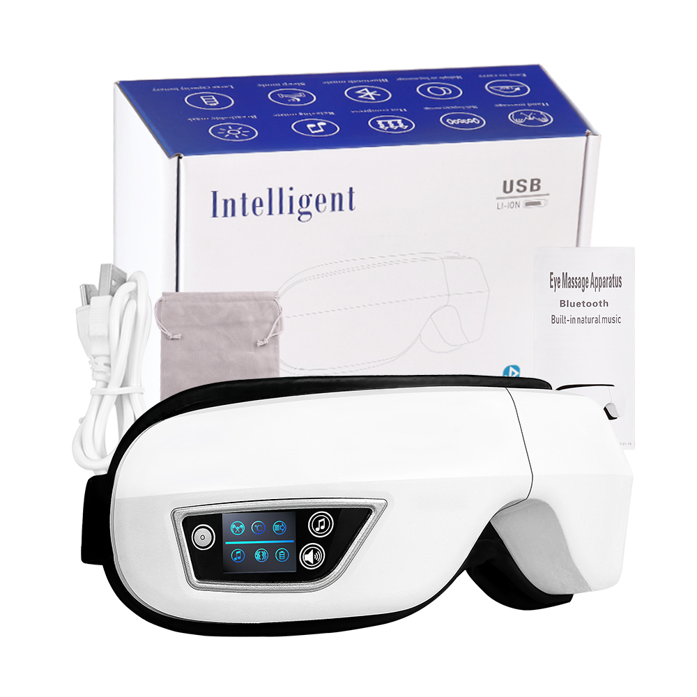 เครื่องนวดตาไฟฟ้า บลูทูธ เพลง  - Light Therapy Glasses บทวิจารณ์และราคา