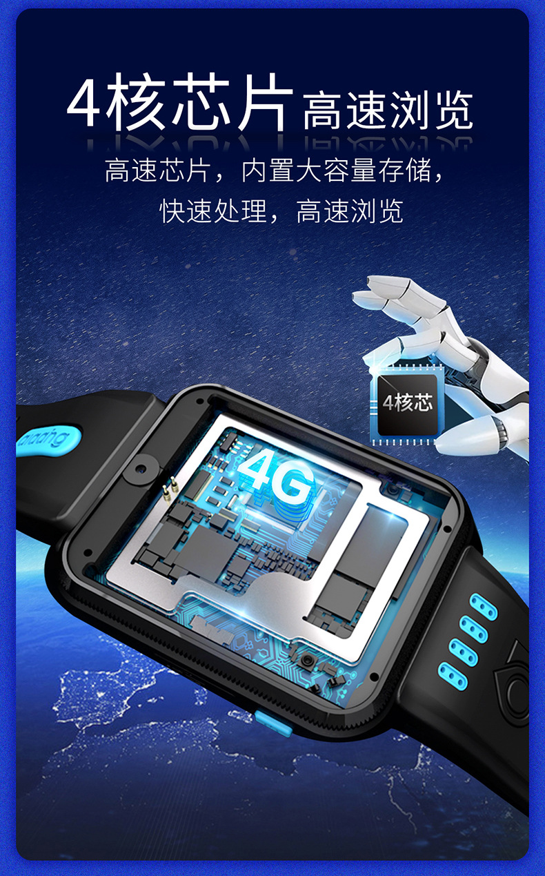 นาฬิกาอัจฉริยะสําหรับเด็กวิดีโ - Fall Detection Watch บทวิจารณ์และราคา