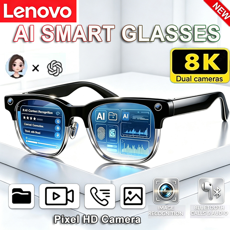 แว่นตาอัจฉริยะ Lenovo 8K HD AI - Smart Glasses Lens บทวิจารณ์และราคา