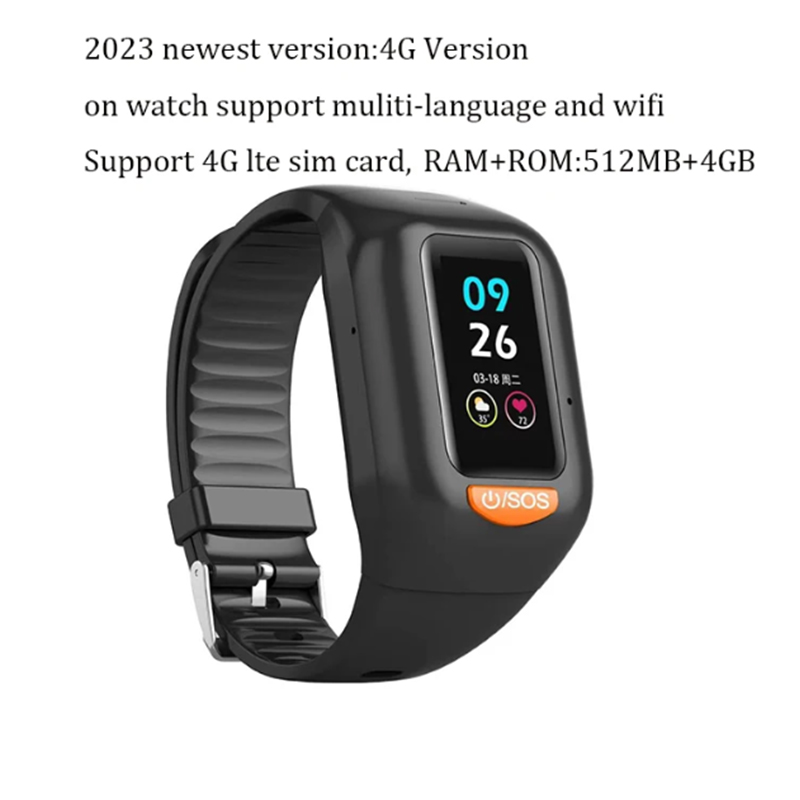 ใหม่ล่าสุดผู้สูงอายุ 4G สมาร์ท - Fall Detection Watch บทวิจารณ์และราคา