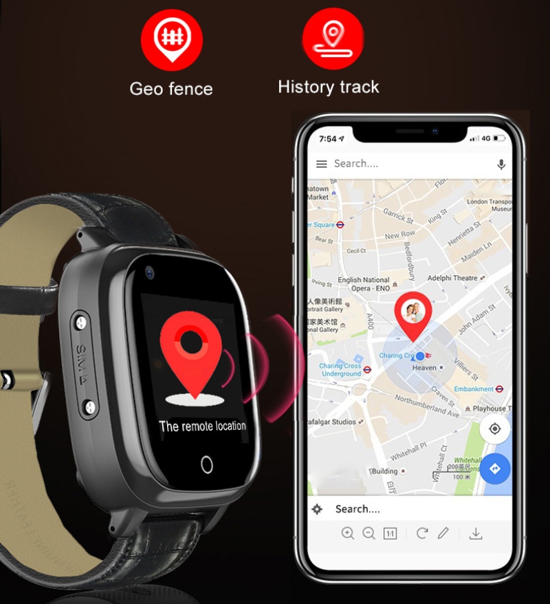 ผู้สูงอายุสมาร์ทนาฬิกาสําหรับค - Fall Detection Watch บทวิจารณ์และราคา