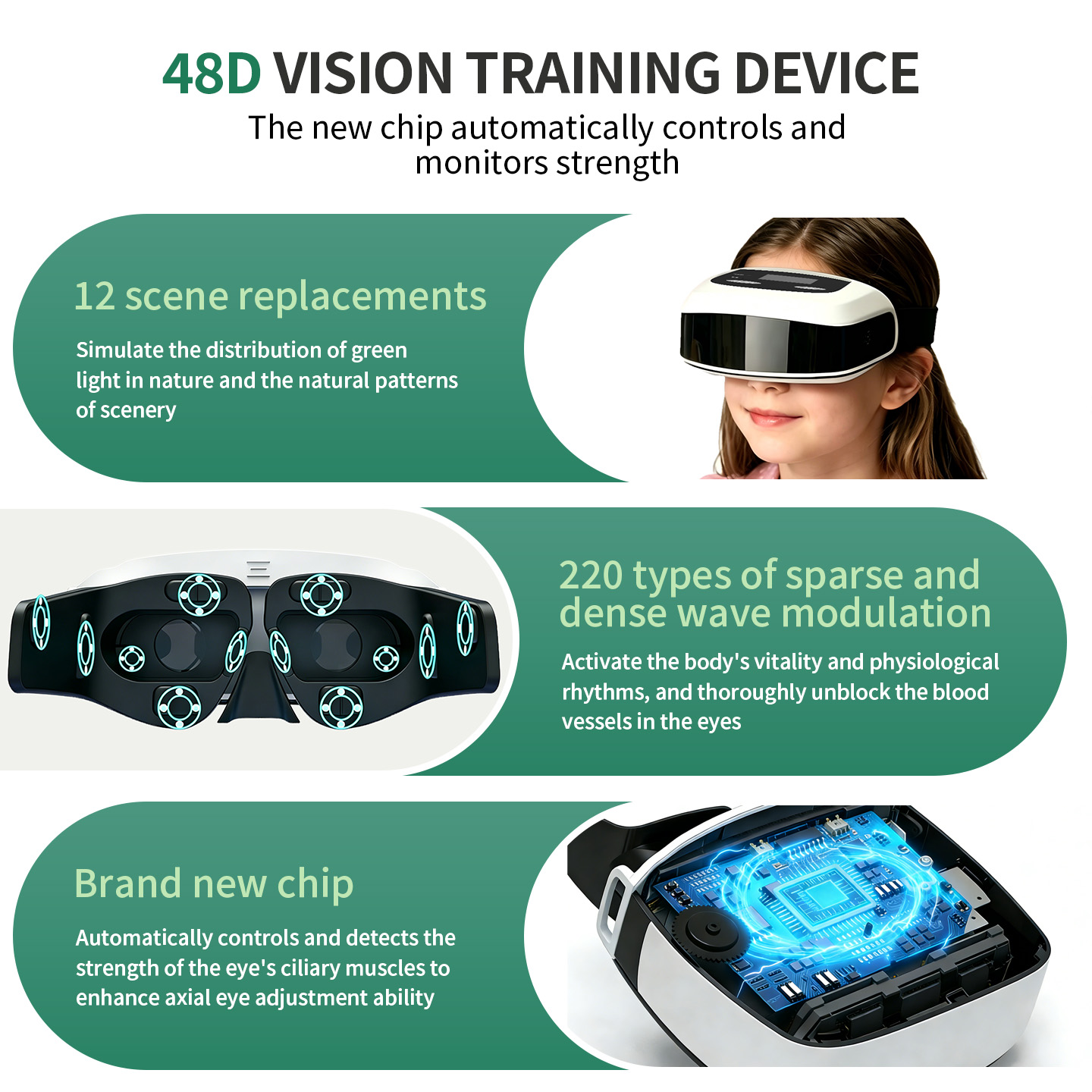เครื่องนวดตาแบบพัลส์ รุ่นใหม่  - Light Therapy Glasses บทวิจารณ์และราคา