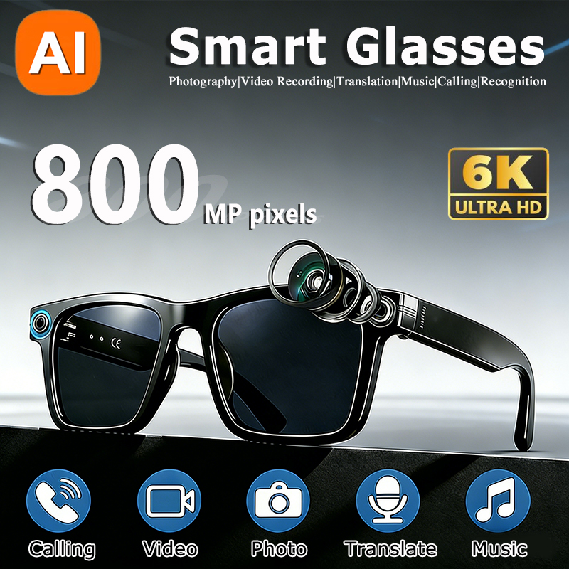 แว่นตาอัจฉริยะ 6K HD AI กล้อง  - Smart Glasses Lens บทวิจารณ์และราคา